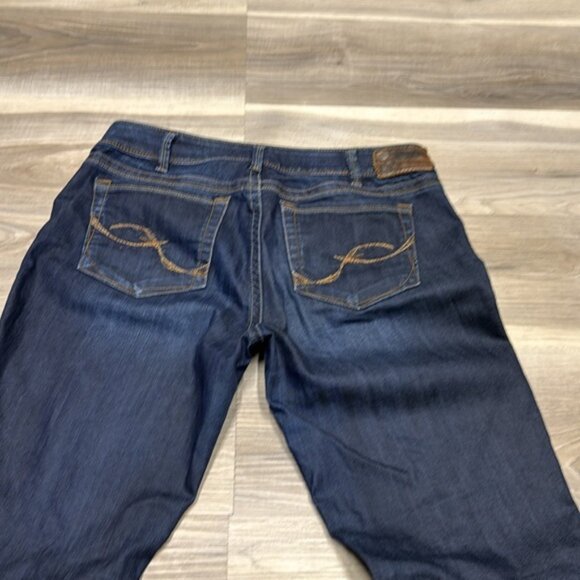 Silver Jeans Women's Deep Indigo Flare Jeans size 32 - Picture 9 of 9